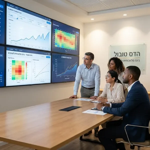 ייעוץ בינה מלאכותית לעסקים - ניתוח נתונים וחיזוי צמיחה