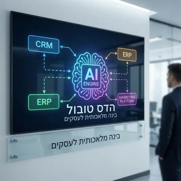 אינטגרציה עם מערכות קיימות - תרשים טכני של חיבורים